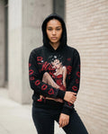Zumieze - Romon | Rhinestone Graphic Hoodie Unisex