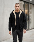Zumieze - Keser | Sherpa-Lined Zip-Up Hoodie Men