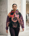 Zumieze - Seran | Graphic-Print Patchwork Hoodie Unisex