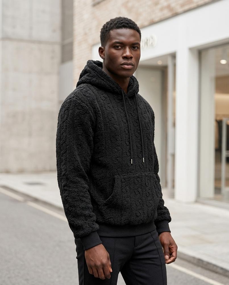 Zumieze - Varen | Plush Textured Hoodie Men