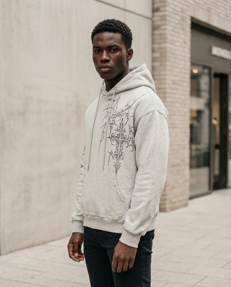 Zumieze - Vitor | Graphic Loose-Fit Hoodie Unisex