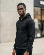 Zumieze - Timer | Textured Zip-Up Hoodie Men