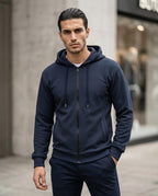 Zumieze - Timer | Textured Zip-Up Hoodie Men
