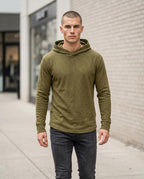 Zumieze - Novar | Textured Slim-Fit Hoodie Men