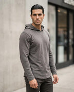 Zumieze - Novar | Textured Slim-Fit Hoodie Men