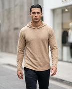 Zumieze - Novar | Textured Slim-Fit Hoodie Men