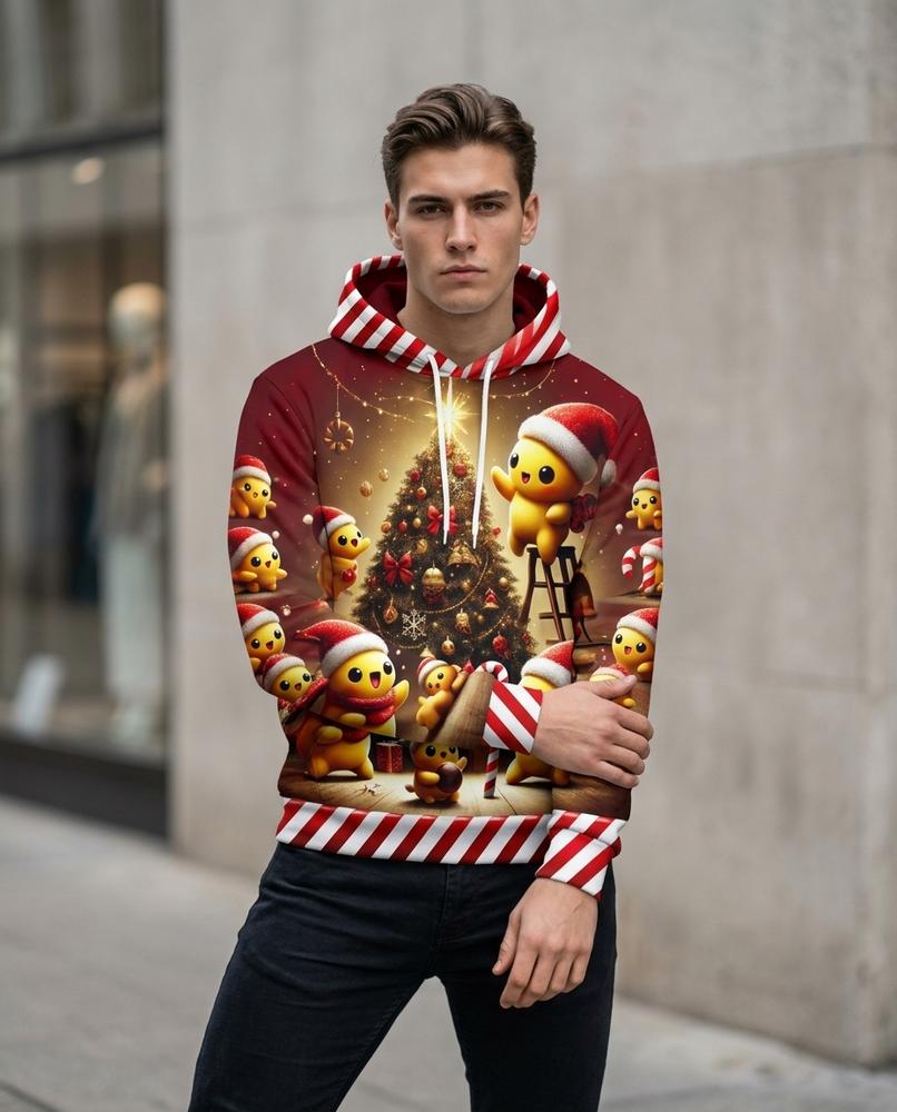 Zumieze - Sesin | Printed Hooded Hoodie Men
