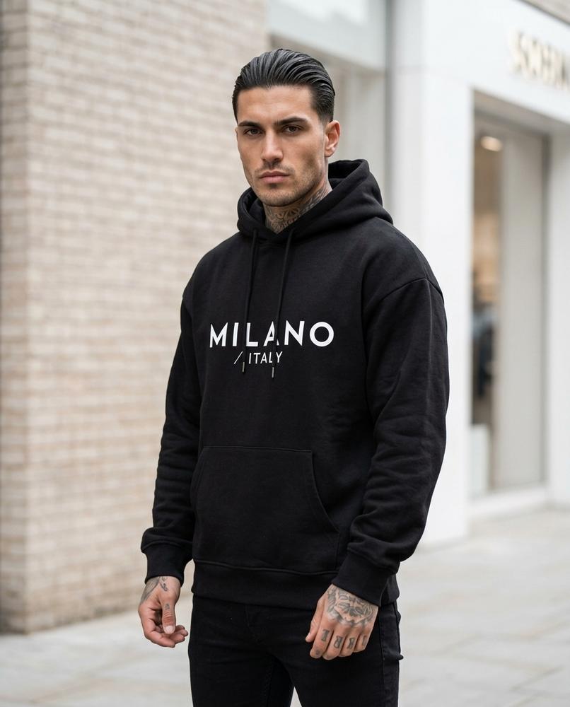 Zumieze - Saran | Printed Brushed Hoodie Men
