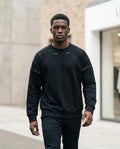 Zumieze - Vavin | Eyelet-Detailed Crewneck Sweatshirt Men