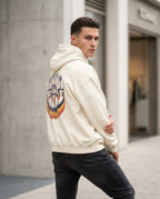 Zumieze - Lodar | Graphic Print Relaxed Fit Hoodie Unisex