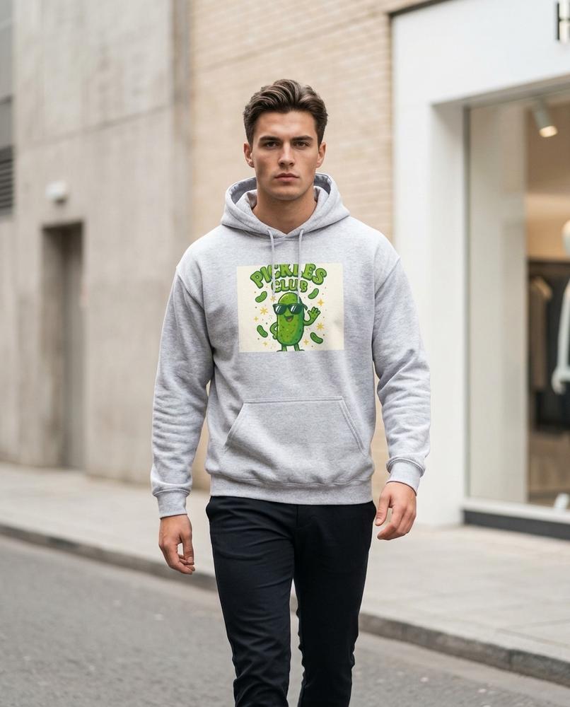 Zumieze - Nital | Heathered Printed Hoodie Men