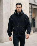 Zumieze - Yotal | Studded Zip-Up Hoodie Unisex