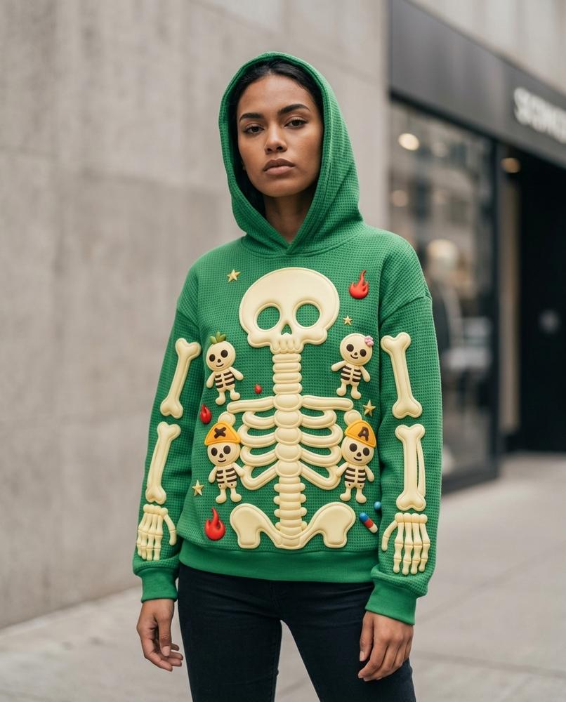 Zumieze - Lylar | Appliquéd Textured Hoodie Men