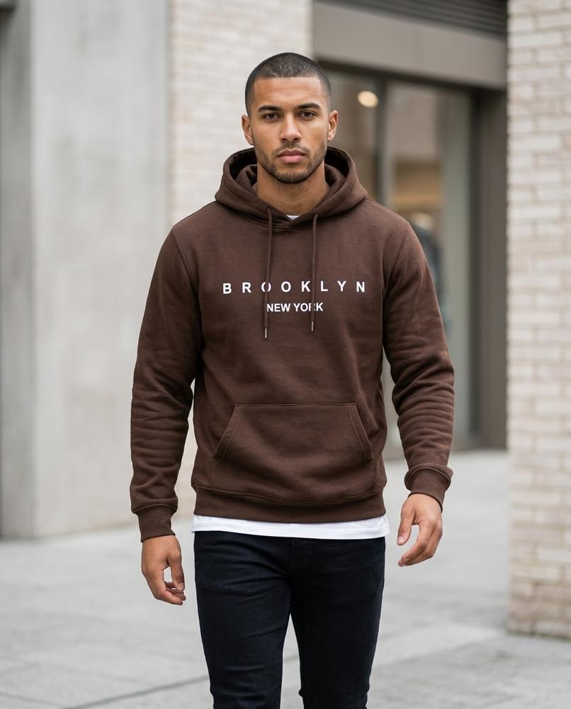 Zumieze - Daver | Printed Long-Sleeved Hoodie Men