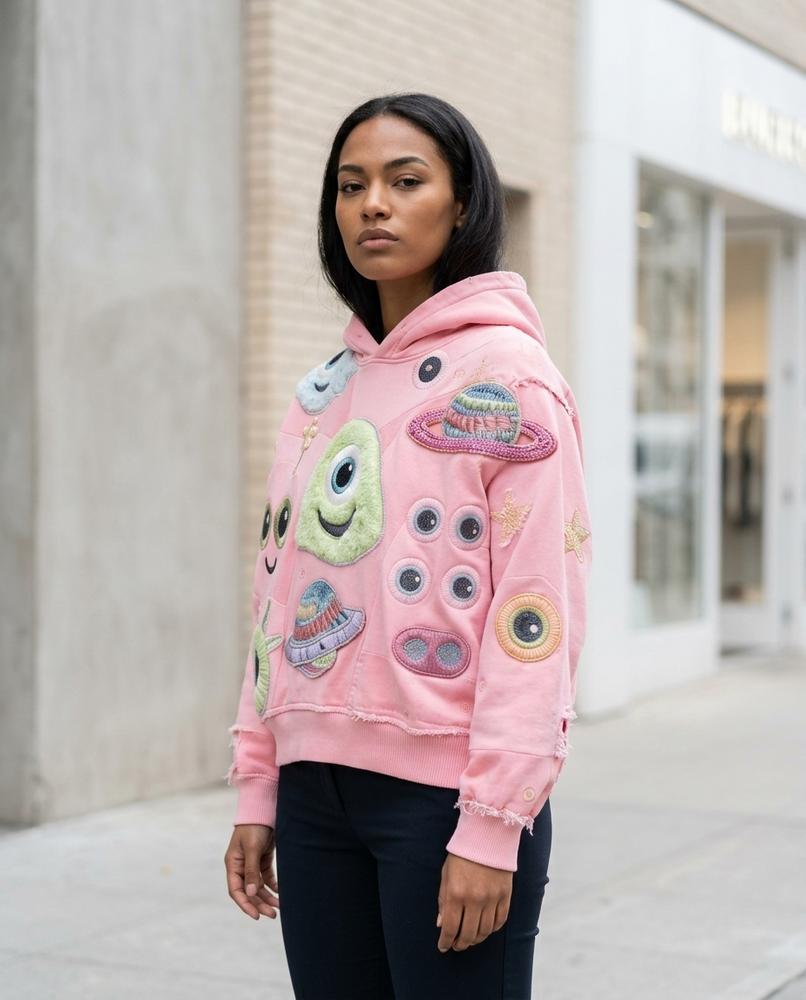 Zumieze - Eilon | Appliquéd Graphic Hoodie Unisex