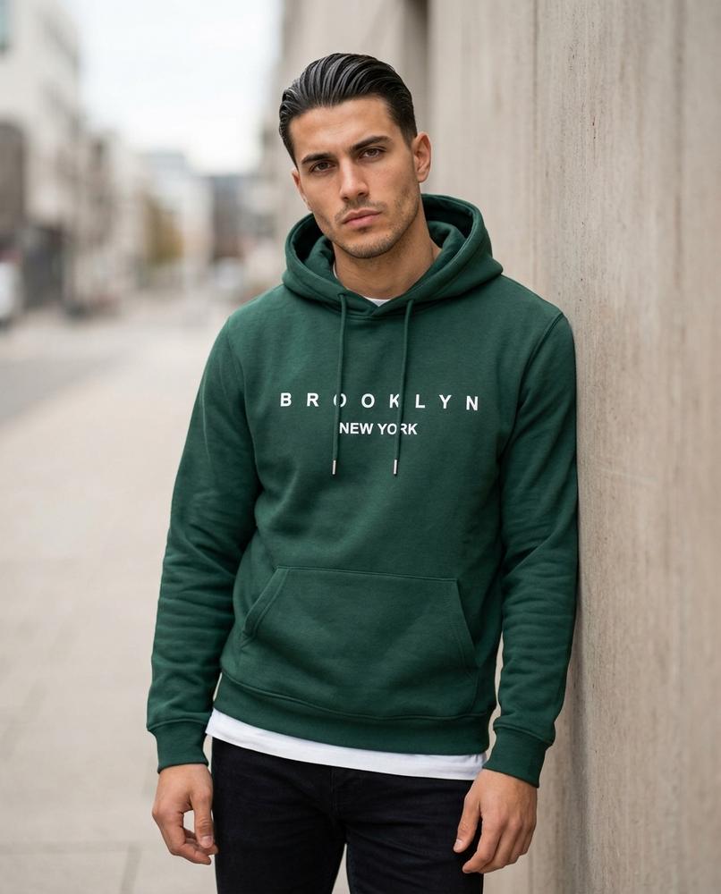 Zumieze - Daver | Printed Long-Sleeved Hoodie Men
