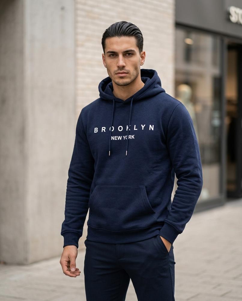 Zumieze - Daver | Printed Long-Sleeved Hoodie Men