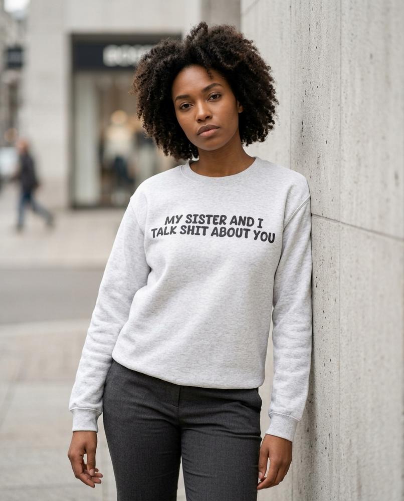Zumieze - Elnor | Printed Crewneck Sweatshirt Unisex