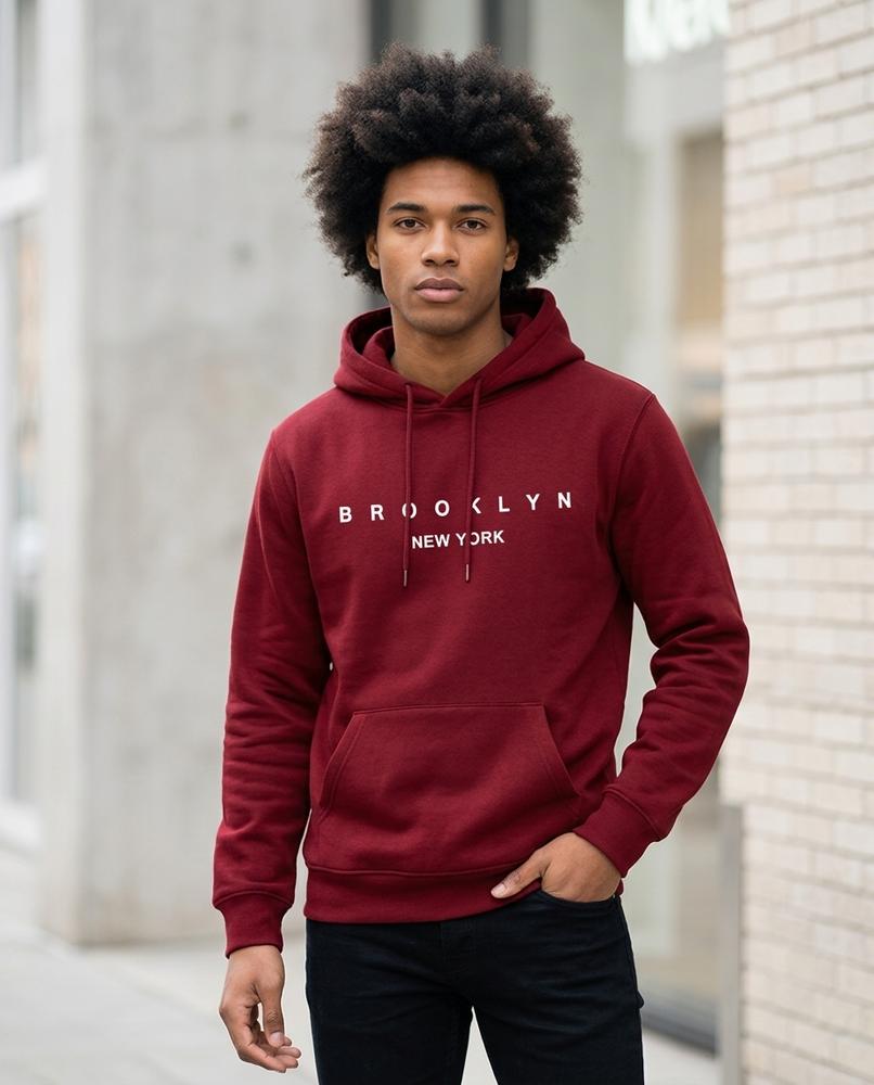 Zumieze - Daver | Printed Long-Sleeved Hoodie Men