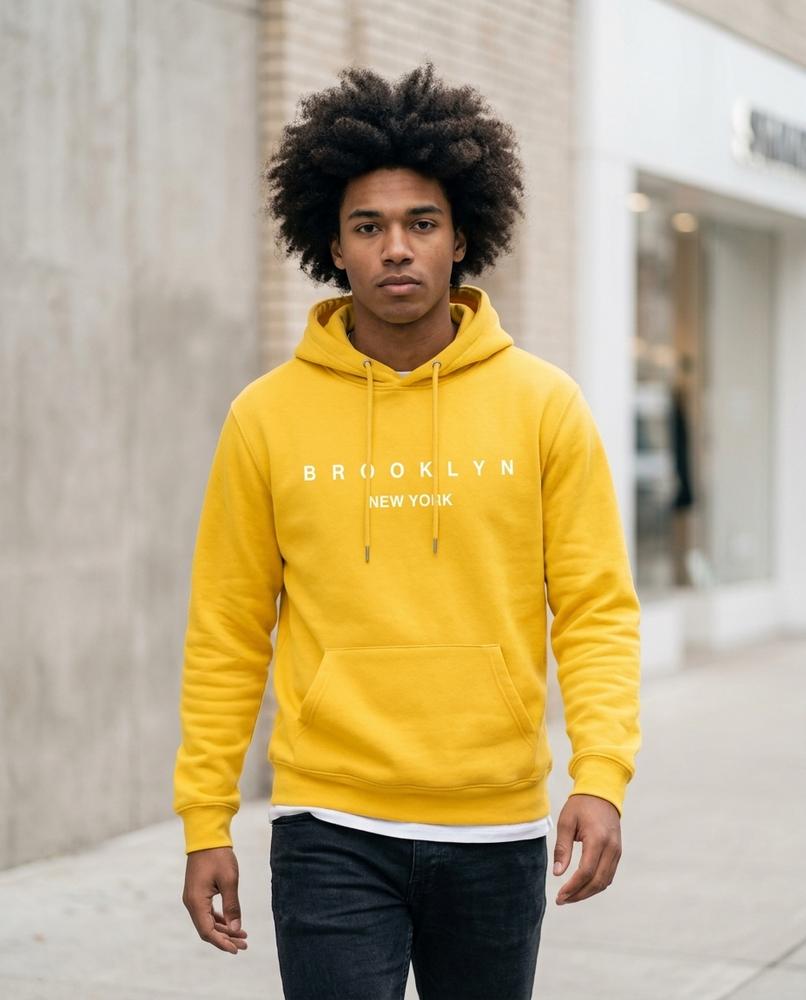 Zumieze - Daver | Printed Long-Sleeved Hoodie Men