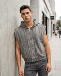Zumieze - Sasin | Distressed Studded Vest Men