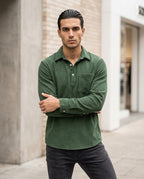 Zumieze - Rimar | Corduroy Popover Shirt Men