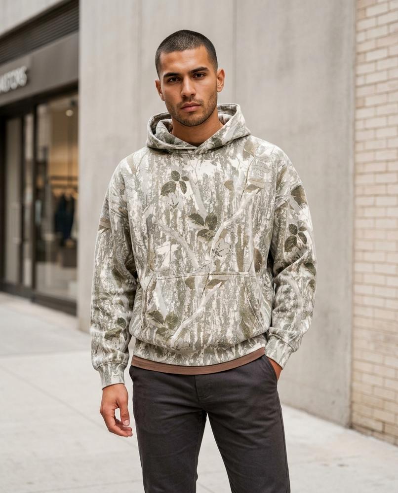 Zumieze - Nomor | Camouflage Lined Hoodie Men