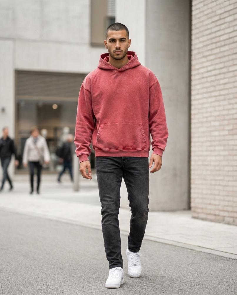 Zumieze - Miren | Washed Oversized Hoodie Unisex