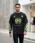 Zumieze - Mivan | Printed Layered-Look T-Shirt Men