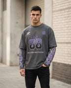 Zumieze - Mivan | Printed Layered-Look T-Shirt Men