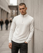 Zumieze - Lyser | Quilted Quarter-Zip Sweater Men