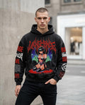 Zumieze - Yoram | Washed Printed Hoodie Unisex