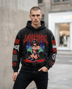 Zumieze - Yoram | Washed Printed Hoodie Unisex