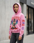 Zumieze - Yoram | Washed Printed Hoodie Unisex