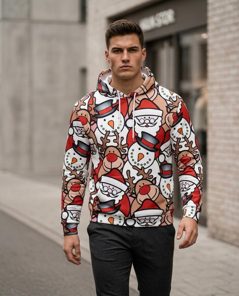 Zumieze - Yoser | Printed Regular Fit Hoodie Men
