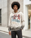 Zumieze - Datir | Zip-Up Graphic Print Hoodie Unisex