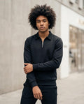 Zumieze - Satir | Textured Quarter-Zip Sweater Men