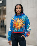Zumieze - Karev | Printed Cropped Hoodie Unisex