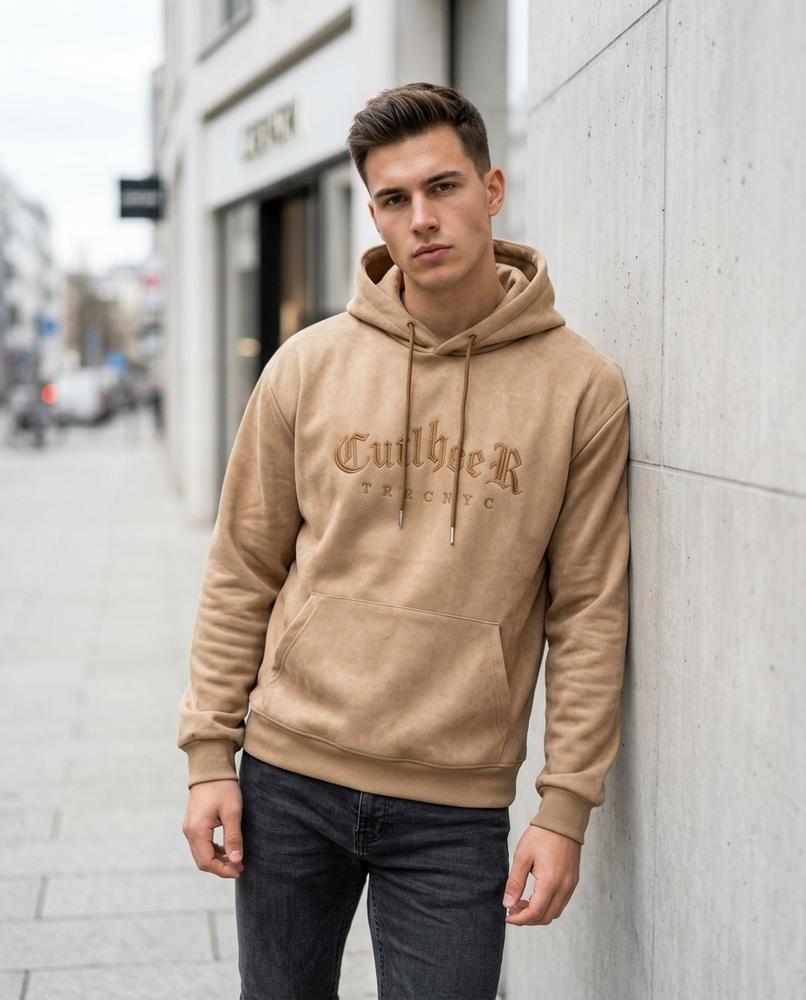 Zumieze - Semir | Embroidered Sueded Hoodie Men