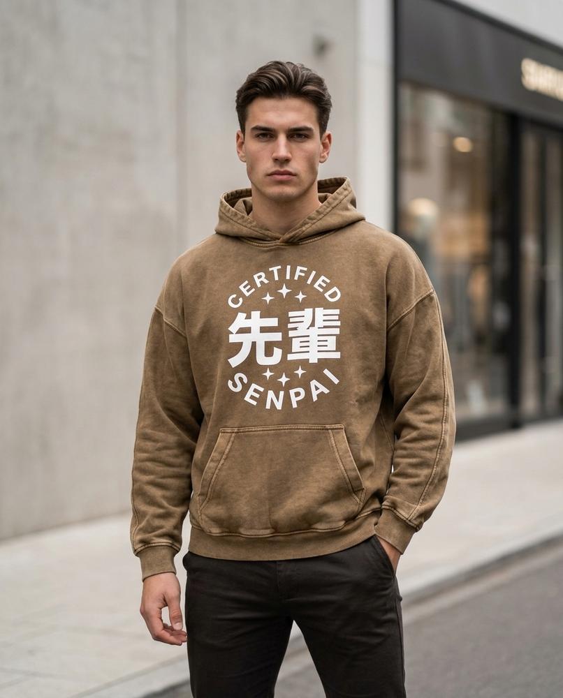 Zumieze - Rosen | Washed-Out Oversized Hoodie Unisex