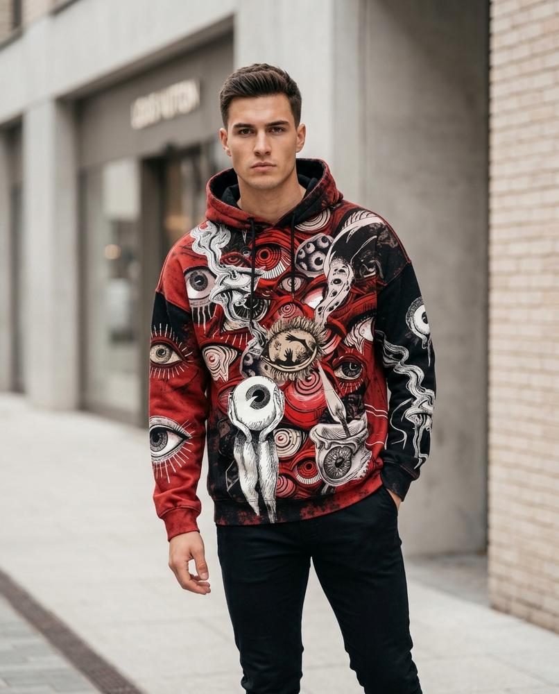 Zumieze - Ronor | Graphic Printed Hoodie Men