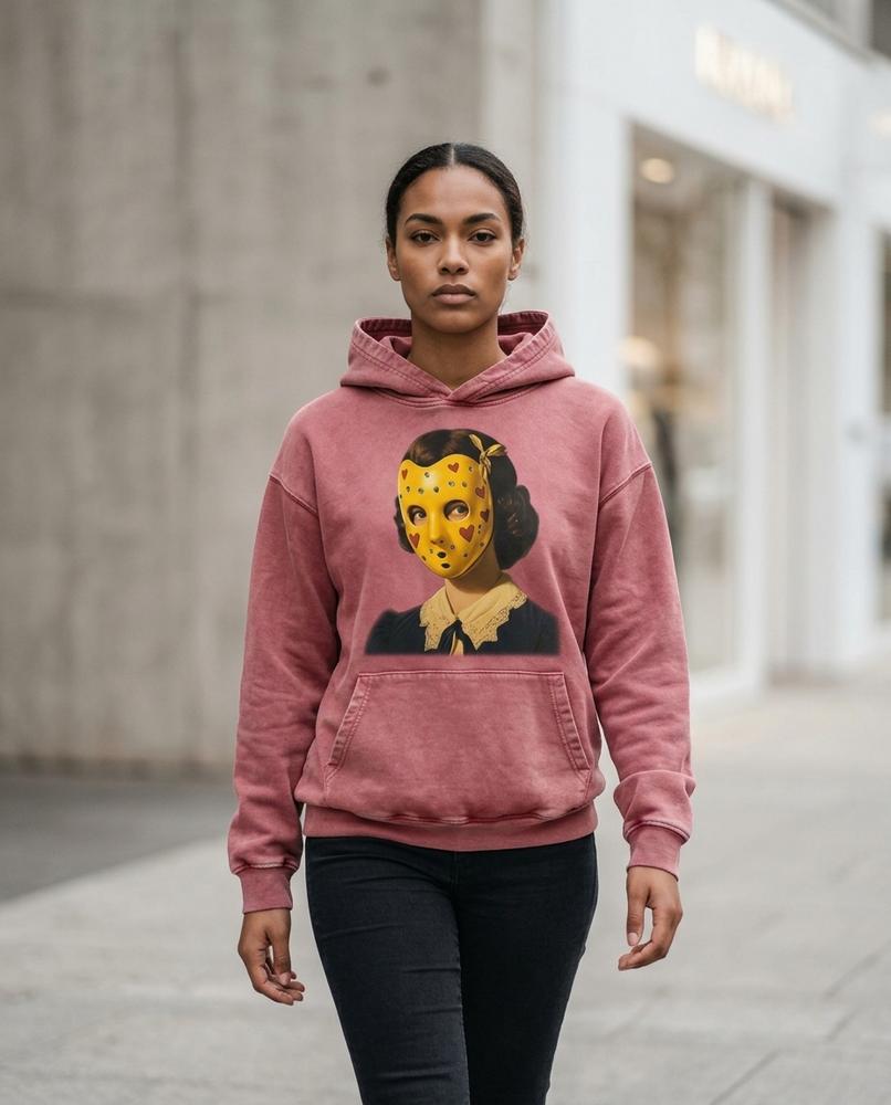Zumieze - Novel | Printed Washed Hoodie Unisex