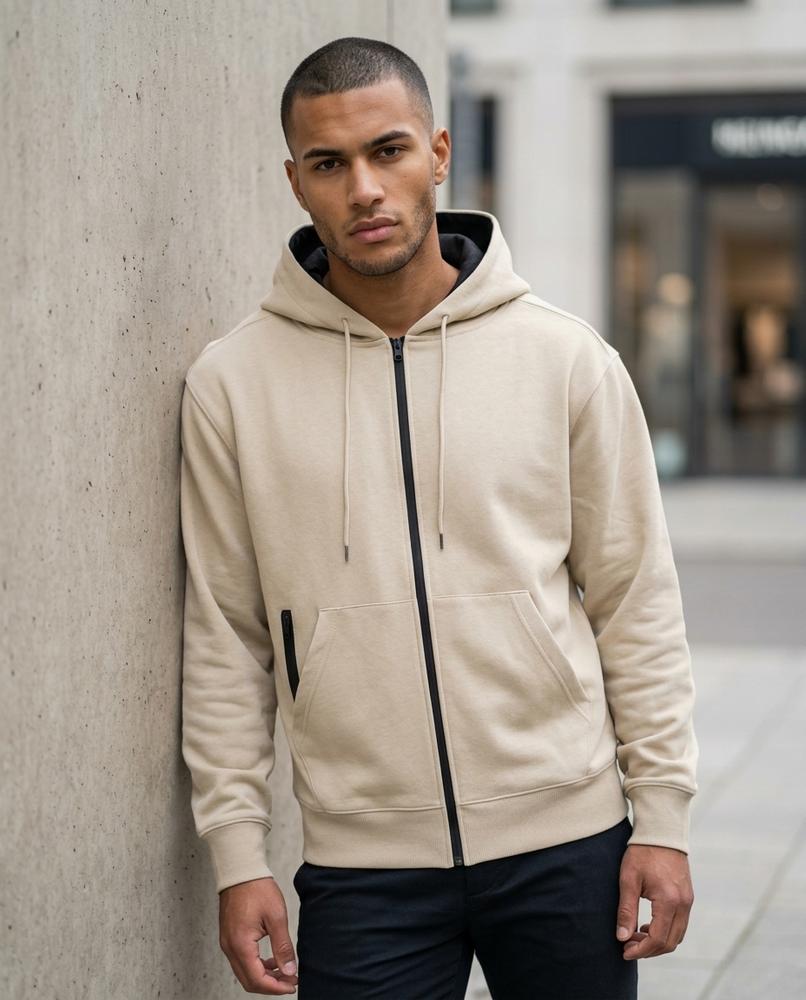 Zumieze - Eldar | Zip-Up Lined Hoodie Men