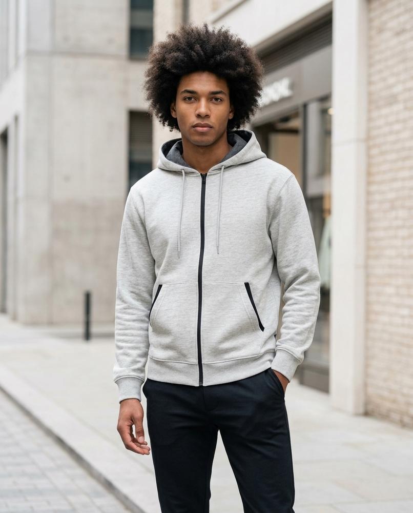 Zumieze - Eldar | Zip-Up Lined Hoodie Men