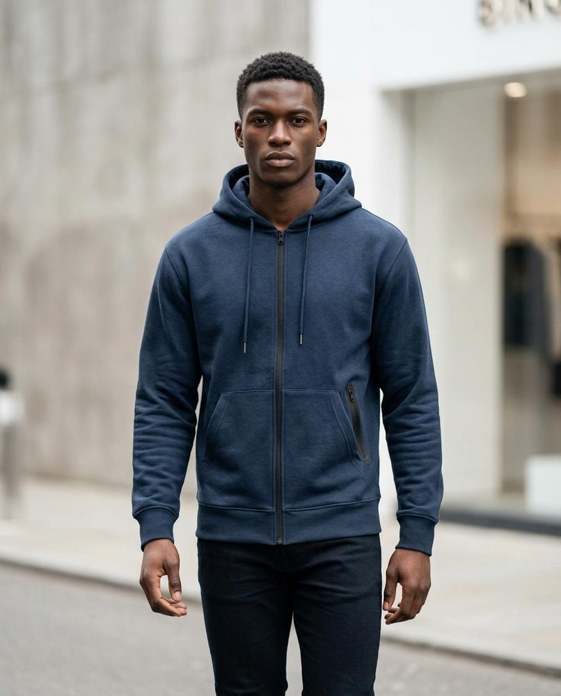 Zumieze - Eldar | Zip-Up Lined Hoodie Men