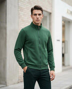 Zumieze - Zamer | Zip-Up High-Neck Sweatshirt Men