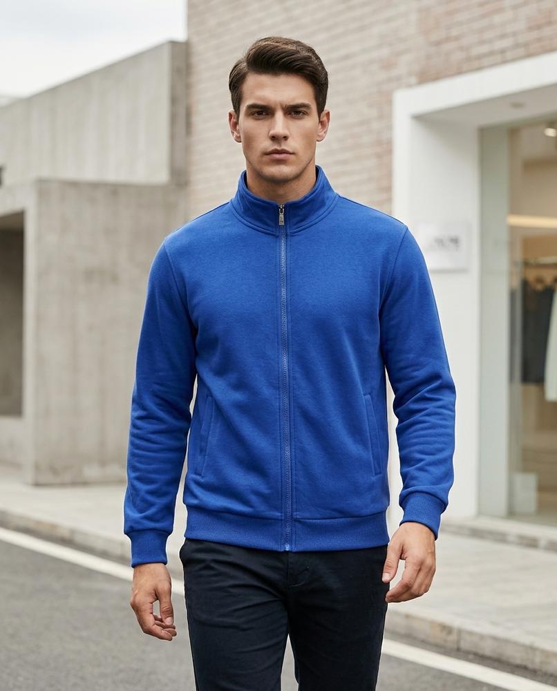 Zumieze - Zamer | Zip-Up High-Neck Sweatshirt Men
