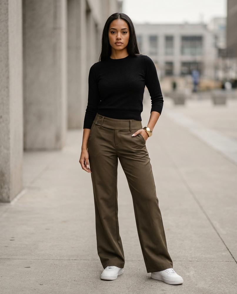 Zumieze - Calev | High-Waist Flared Pants Women