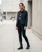 Zumieze - Zetal | Button-Up Washed Denim Jacket Women
