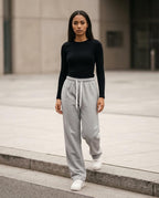 Zumieze - Elven | Straight-Leg Heathered Pants Women
